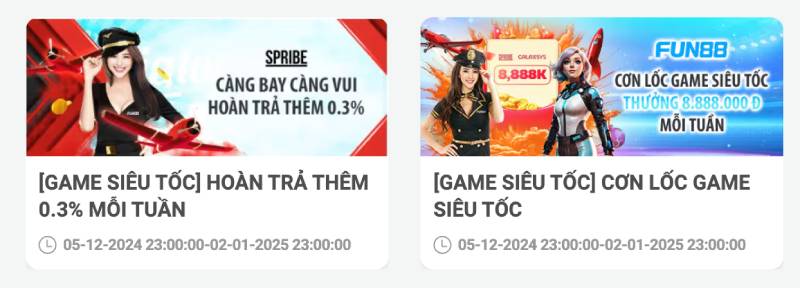 Game Siêu Tốc – Chơi Nhanh, Thưởng Lớn